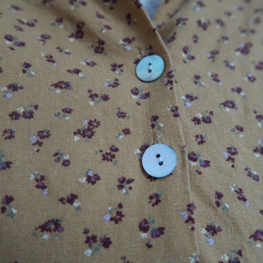 Madewell Ditsy Floral Button-Front Dress with Pockets - Size 6 - - Picture 5 of 8